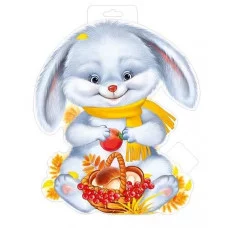 Плакат "Зайчик с грибами" 59.376.00