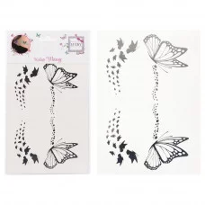 Набор Тату веснушки, символы, фантазии (золото, серебро), 2 вида, 15х21см Т21487 LUKKY FASHION 614-647