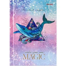 ЗАПИСНАЯ КНИЖКА. А6 160л. КИТ И СОЗВЕЗДИЯ - 1 160-6456 7БЦ, глянц.ламин.лен ПП-00189090