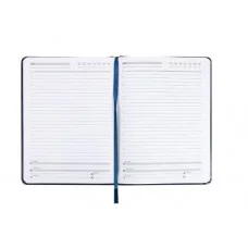 ТМ Profit ЕЖЕДНЕВНИК А5, 80л. недатир. PELLE ITALIANA - INDIGO синий(80-3167) кожзам, кругление 80-3167