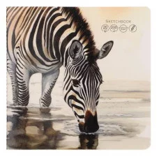 Скетчбук 20л. НА РАССВЕТЕ 20-0307 сшивкакаландр холстдля аквар 200гм2круг.угл 190х190мм