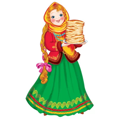 ФБ-13110 Плакат вырубной А2. Масленица с блинами (с уф-лаком) / (серия) Сфера