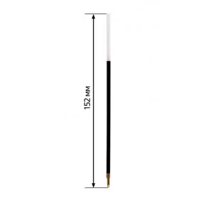 Стержень шариковый СТАММ черный, 152мм, 1,0мм 345453
