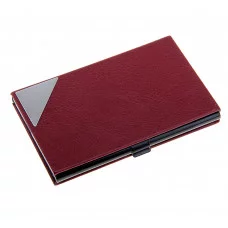 Визитница, цвет-коньяк, с металлическим уголком 275092