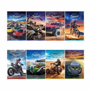 Блокнот А6 24л. на скрепке ArtSpace Extreme racing 342755