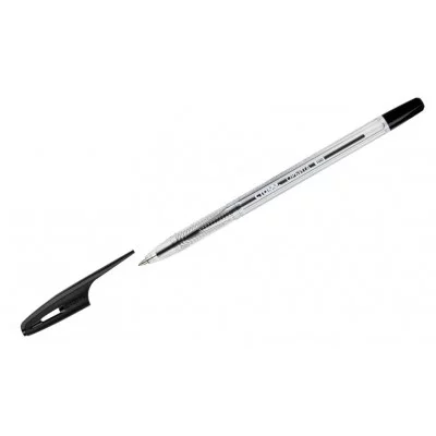 Ручка шариковая СТАММ "Орбита 100" черная, 0,7мм 370165