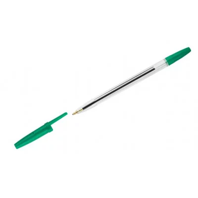 Ручка шариковая СТАММ "Оптима" зеленая, 1,0мм 346470