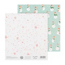 Бумага для скрапбукинга «Зимняя ночь», 15.5 × см, 180 г/м 5149054
