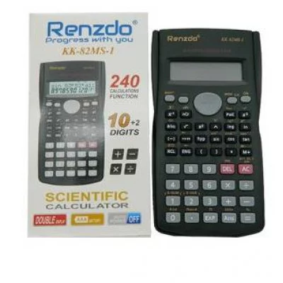 Калькулятор DL-295/CZ-351 Renzdo Инженерный, 12 разр, 15.5х8х1см, с крышкой, черный KK-82MS-1 327271