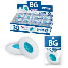 Ластик BG "Focus", овальный, пластиковый держатель, термопластичная резина, 40*30мм 331860