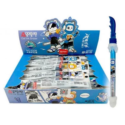 Ластик DI-379/DG-201 Для ручек "Пиши стирай" "Секира" фигурный корпус, цвета ассорти, в пакете №4208 331176