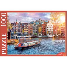 ПАЗЛЫ 1000 элементов. НИДЕРЛАНДЫ. ВИД НА АМСТЕРДАМ ШТП1000-4296