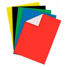 Картон цветной А4 немелованный, 5 листов, 5 цветов, ПИФАГОР, 200х290 мм, 116629
