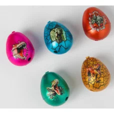 Растущая игрушка "Яйцо с картинкой цветное Динозавры" 3,5х4,5см МИКС 5045478