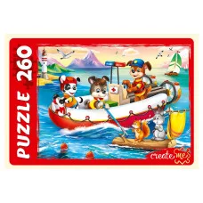 ПАЗЛЫ 260 элементов. СМЕЛЫЕ ЩЕНКИ-СПАСАТЕЛИ (Арт. ПУ260-0479)