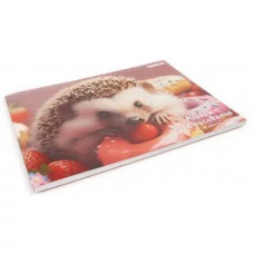 Альбом для рисования А4 40л "Ежик и сладости" КанцЭксмо А402497