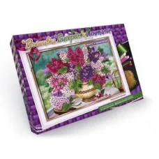 Набор для тв-ва Вышивка бисером и лентами Сирень ДАНКО-ТОЙС 322108