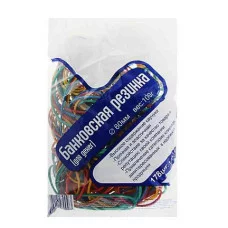 TM "Legend"Банковская резинка 60мм цветная (БР-1308) 100г в упаковке