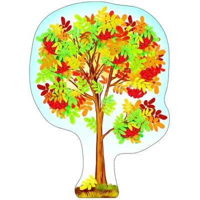 Ф-8737 Плакат вырубной А3. Рябина осенняя (с уф-лаком) / Сфера 4607811854776