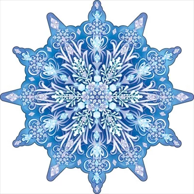 Украшение на скотче "Снежинка" 88.874