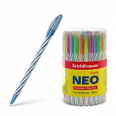 Ручка шариковая ErichKrause Neo® Stick Candy 0.7, Super Glide Technology, цвет чернил синий  47550