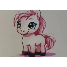 Картина по номерам на холсте 20х16 "Поняша" КН2015040