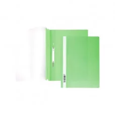 Скоросшиватель пласт мягкий б/перф А4 0.18мм ХАТБЕР зелен AS4_00104 312506