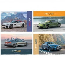 Альбом для рисования А4 гребень 24л Сar (ассорти) АР4гр24 8775 Аль2694