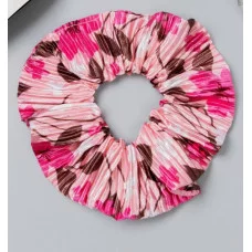 Резинка для волос "Орбита" жатка лето 12см розовый 10679869