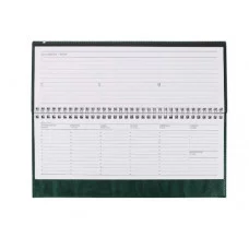 ПЛАНИНГ 56 л. недатир. EVERYDAY CHRONICLES - EMERALD (56-5042)греб,кожзам(зеленый),отстроч,300х130мм 56-5042