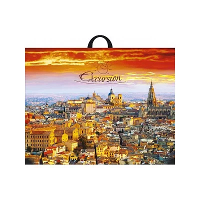 Пакет с петлевой ручкой Интерпак Экскурсия 71*55 12031