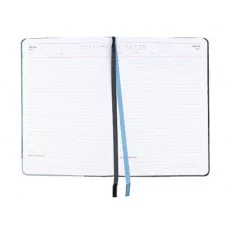 Ежедневник А5, 136л. ABSTRACT IMPRESSIONS (136-5047) комбинированный кожзам, сине-зеленый 136-5047