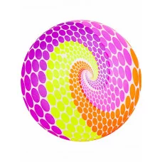 Надувной мяч "Цветная спираль" (21см, 60г, в пакете)   И-2024