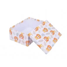 Коробка прямоугольная подарочная Львята 31X23X13.5 см РазборКОР-7812