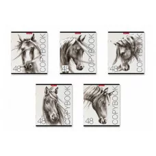 Тетрадь общая ученическая ErichKrause Wild Horse 48 листов клетка 49632