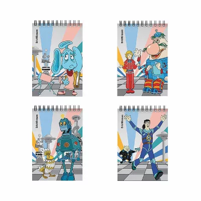 Записная книга на спирали ErichKrause Тайна третьей планеты, А6, 80 листов, клетка MIX-PACK 54295