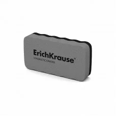 Стиратель для досок магнитный ErichKrause, 107x57мм, серый 1шт 55990