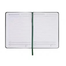 ТМ Profit ЕЖЕДНЕВНИК А5, 80л. недатир. PELLE ITALIANA - EMERALD зеленый(80-3170) кожзам,кругление 80-3170