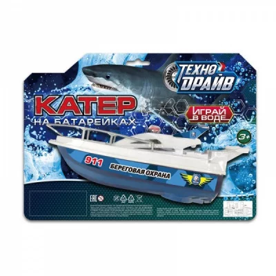 Катер на бат. блист.28,5*20,5*6см ТЕХНОДРАЙВ  390484