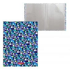 Папка файловая пластиковая ErichKrause® Cubes, с 30 прозрачными карманами, A4 47272