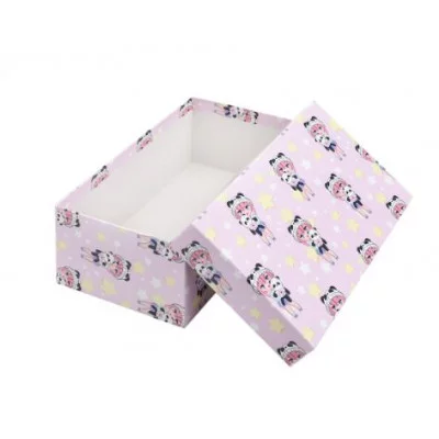 Коробка прямоугольная подарочная Аниме и панда 23,5 х 15,5 х 10 см РазборПП-4532