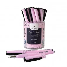 Ручка маслян. LOREX ILLEGALLY CUTE.SHERLOCK CAT серия Double Soft 0,70 мм синий, резин.грип, кругл. 189550