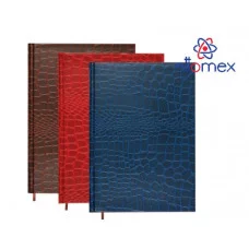 Книжка записная B6 80л клетка тв кожзам/поролон "Arkona" ассорти ATTOMEX 2052622 125618