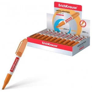 Текстмаркер 1шт ErichKrause Visioline V-11 Mini Neon цвет чернил оранжевый 56903