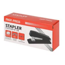 Степлер (ОП-3403), №24, метал./к, на 20 листов, в карт. коробке, черный, шт ОП-3403