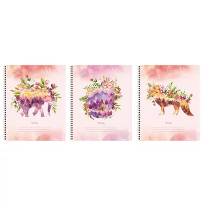 Тетрадь А5 48л "Акварельная фантазия" КанцЭксмо ТСБ488438