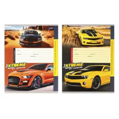 Тетрадь КЛЕТКА 12 л. СТРЕМИТЕЛЬНЫЕ АВТОМОБИЛИ-2 (12-4333) цвет.мелов.обл.об 12-4333