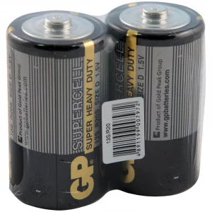 Набор батареек 2шт GP Supercell D (R20) 13S OS2 168546