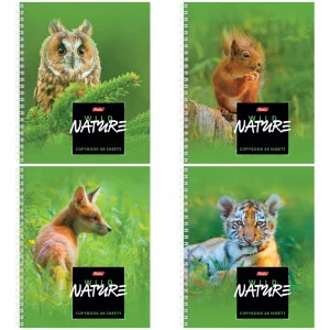 Тетрадь 48л., А5, клетка на гребне Hatber "Wild Nature" Хатбер 245529