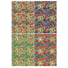 Картон цветной тиснение А4 04л 04цв АППЛИКА "Арабеска" С4284-03